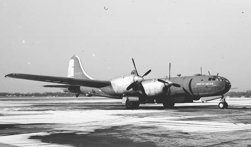 The XB-39 at Wright Field after the war (Bill Larkins)